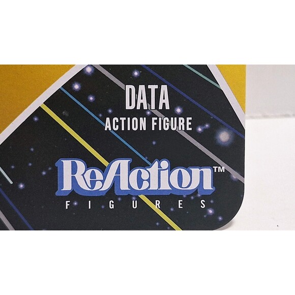 SUPER7 REACTION FIGURES DATA STAR TREK THE NEXT GENERATION NEW ON CARD UNPUNCHED - Picture 2 of 5